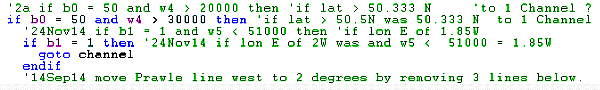 Snoopy's Track Analysis - software code