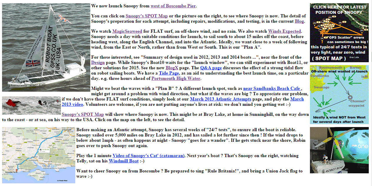 GPS Guided Trans-Atlantic Robot Boat March 2015