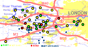 Geocaches map