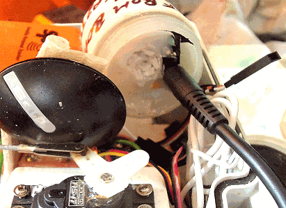 software load into autopilot, surrounded by wax