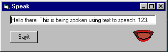 SPEAK.EXE Form