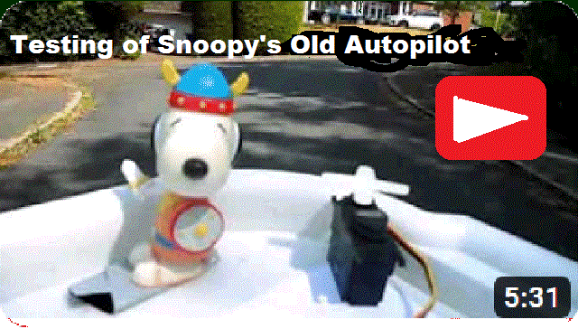 Testing Snoopy's Old Autopilot