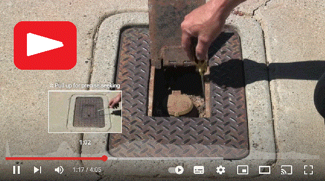 American External Water Meter